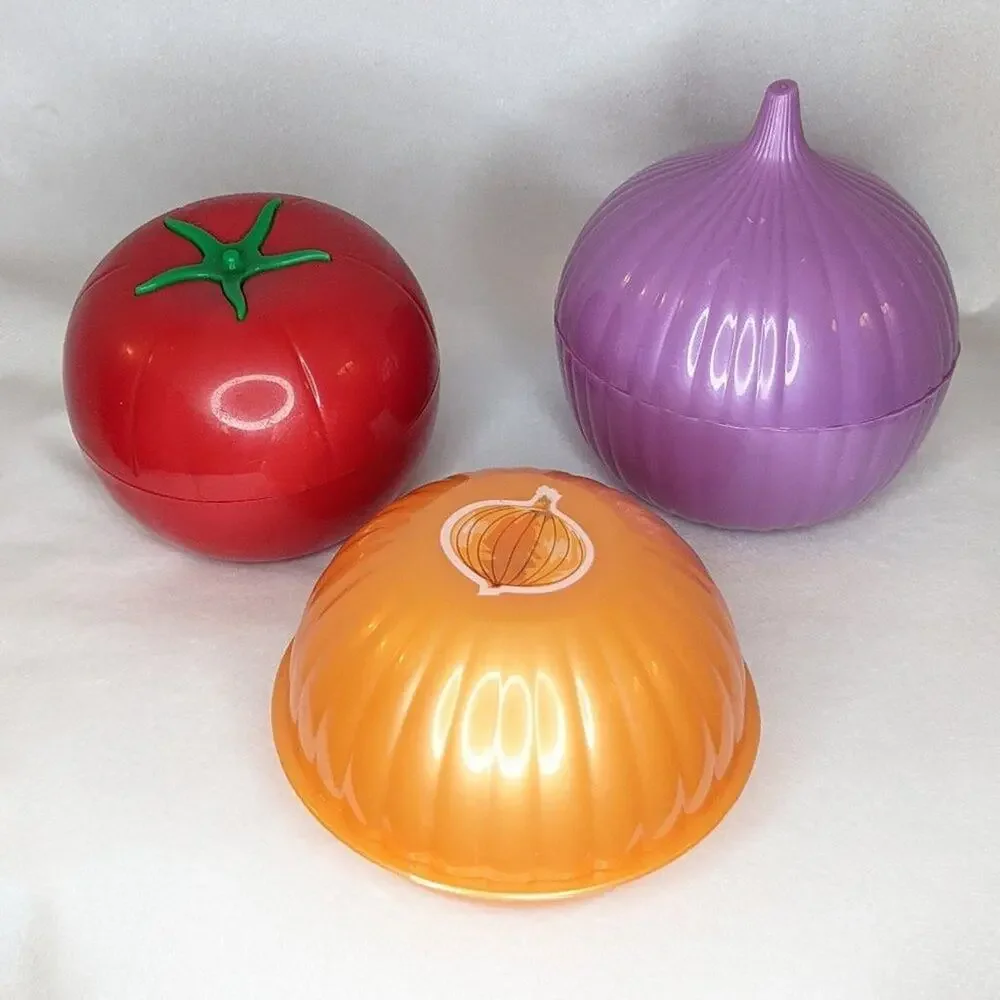 Vintage Kitchen Food Storage Vegetable Containers
